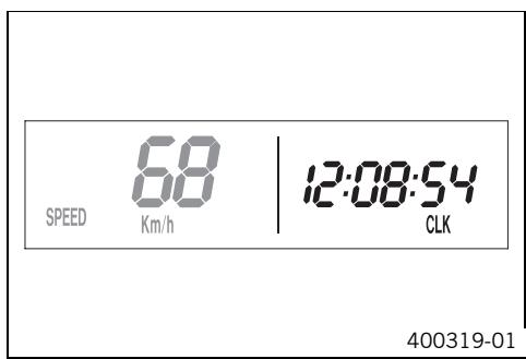 KTM 530 XC-W SIX DAYS USA - Mode d'affichage speed/clk (heure) - 1
