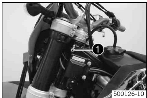 KTM 530 XC-W USA - Verrouillage de la direction (toutes les EXC) - 1
