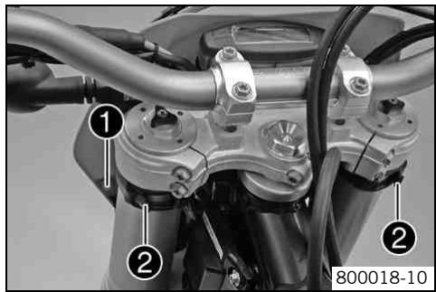 KTM 530 XC-W USA - Dépose du masque de phare et du phare (EXC, EXC SIX DAYS, XC-W ZA) - 1