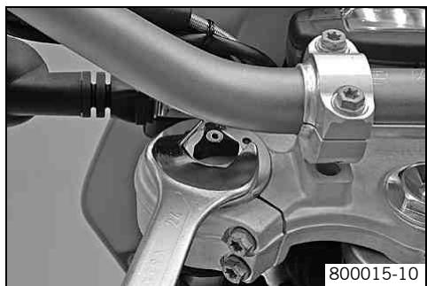 KTM 530 XC-W USA - Régler la prétension du ressort de la fourche. - 1