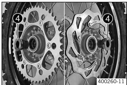 KTM 530 XC-W USA - Démonter la roue arrière - 3