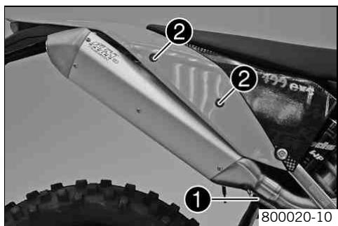 KTM 530 XC-W ZA - Avertissement - 1