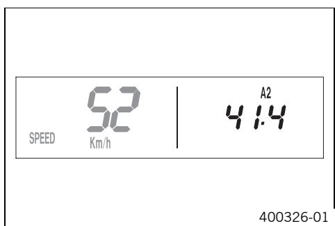 KTM 530 XC-W ZA - Mode d'affichage SPEEDA2 (vitesse moyenne 2) - 1