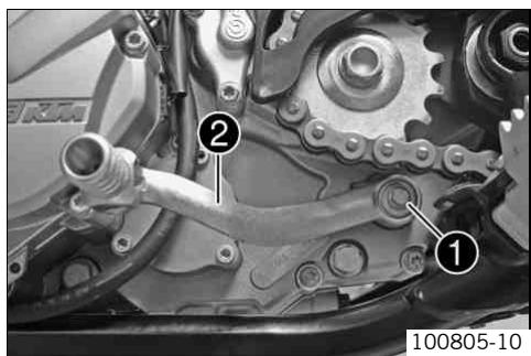 KTM 530 XC-W ZA - Régler la position de base du sélecteur - 1
