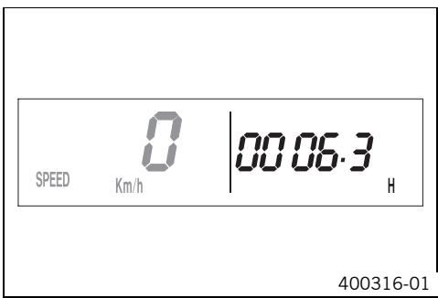 KTM 530 XC-W ZA - Mode d'affichage SPEED (vitesse) - 3