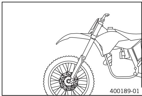 KTM 530 XC-W ZA - Vérifier le réglage de base de la fourche - 2