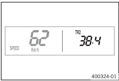KTM 530 XCR-W ZA - Mode d'affichage SPEED/TR2 (Tripmaster 2) - 1