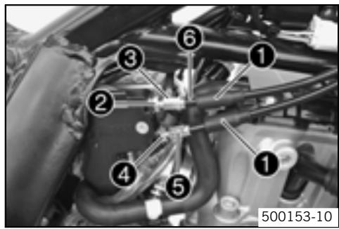 KTM 530 XCR-W ZA - Réglage du jeu du cable d'accelération Bowden - 1
