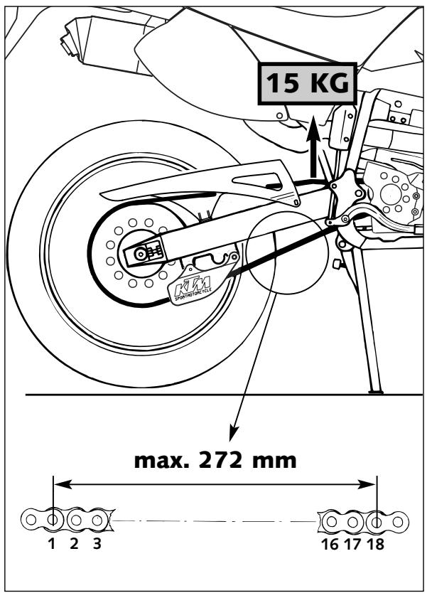 KTM 640 LC4 - Entretien de la chaine - 1