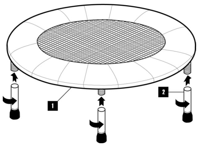 CARE FITNESS TRAMPOLINE 1.0M - Comment commencer - 1