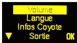 COYOTE MINI - Le menu Outils - 2