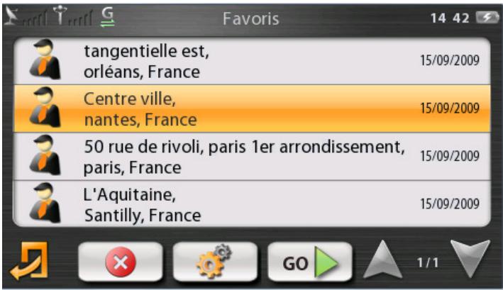 COYOTE NAV V2 - Favoris - 1