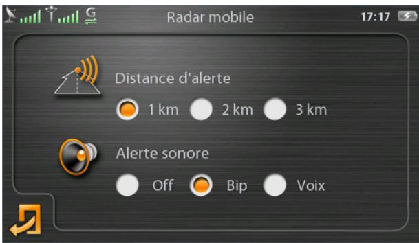 COYOTE NAV V2 - Paramétrage des radars Coyote - 2