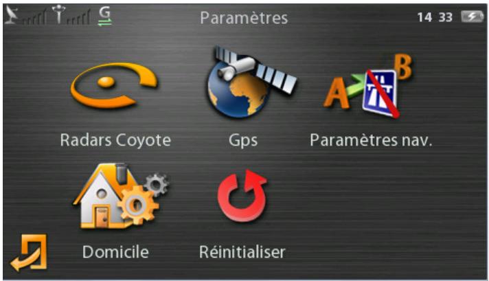 COYOTE NAV V2 - Paramètres de navigation - 1