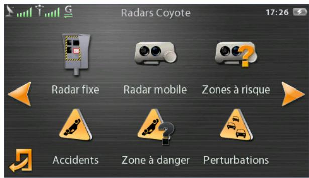 COYOTE NAV V2 - Paramétrage des radars Coyote - 1