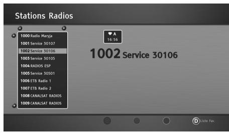SAGEMCOM BPRSI88-250 - Choisir une chaîne de radio - 2