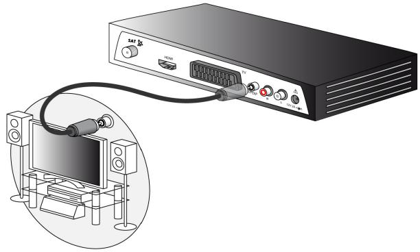 SAGEMCOM DS87 - Raccordement à un amplificateur "home cinema - 1
