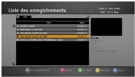 SAGEMCOM DSI89 - Supprimer des enregistrements - 1
