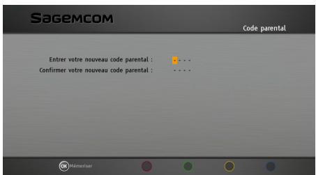 SAGEMCOM DSI89 - Changer votre code parental - 1