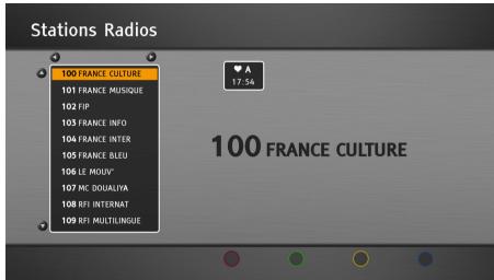 SAGEMCOM DSI89 - Choisir une chaîne de radio - 2