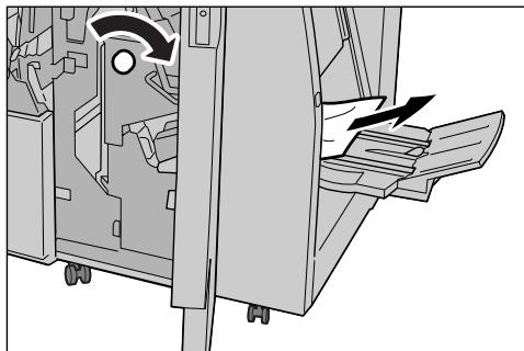 XEROX 4590 - Incidents papier dans le bac récepteur des piages - 3