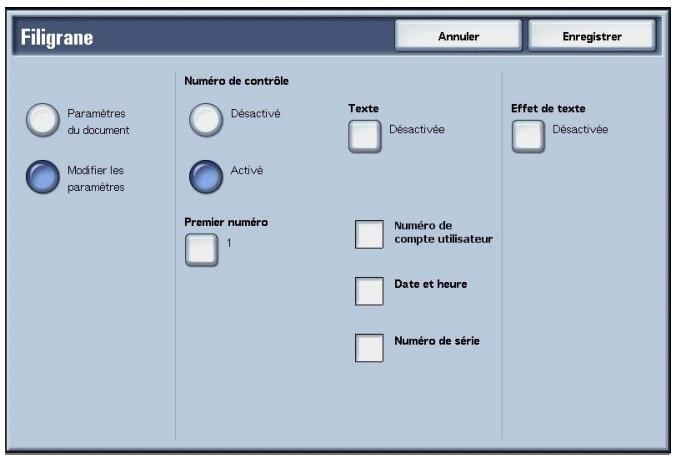 XEROX 4590 - Filigranes - 2