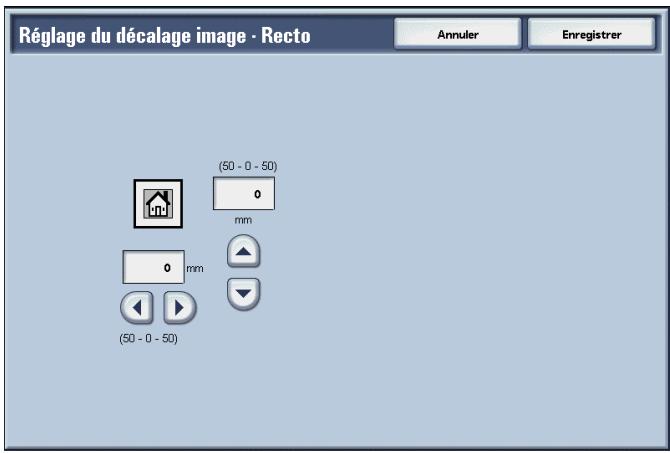 XEROX 4590 - Écran Décalage image - Recto / Décalage image - Verso - 2