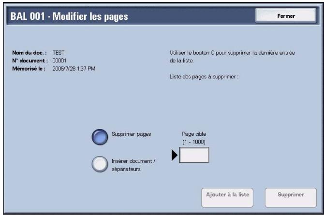 XEROX 4590 - Modification de documents enregistrés dans une boîte aux lettres - 4