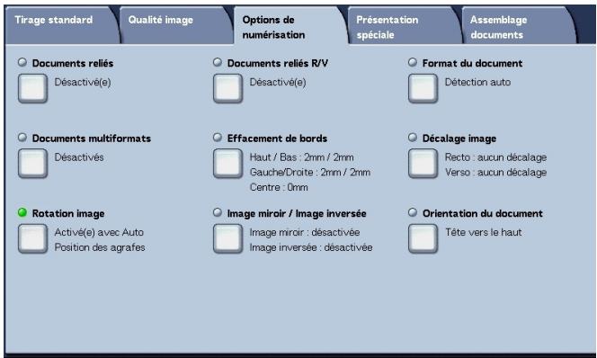 XEROX 4590 - Options de numérisation - 2