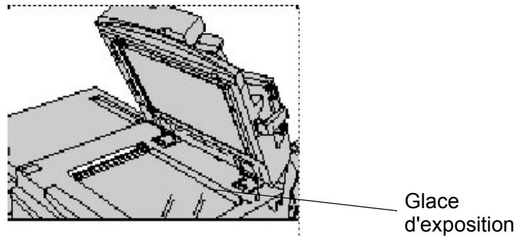 XEROX 4590 - Nettoyage de la glace d'exposition - 2