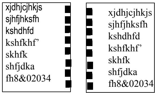 XEROX 4590 - Effacement centre : 0 mm - 1