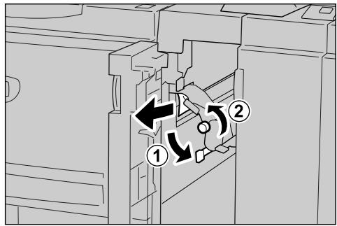 XEROX 4590 - Incidents papier au niveau de la languette 1a et de la molette 1c - 3