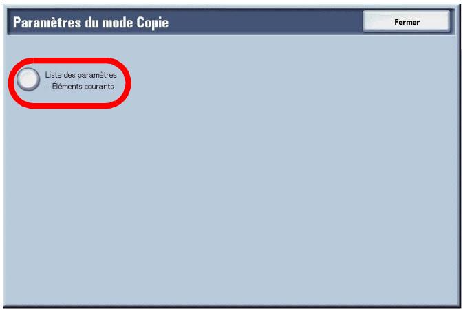 XEROX 4590 - Paramètres du mode Copie - 2