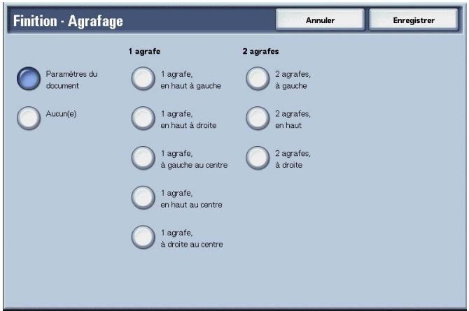 XEROX 4590 - Écran Finition - Agrafage - 1