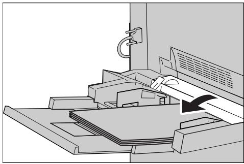 XEROX 4590 - Incidents papier dans le magasin 5 (départ manuel) - 2