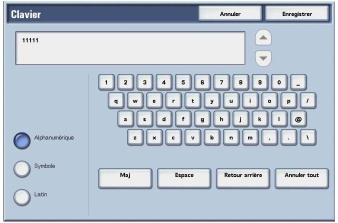 XEROX 4590 - Attribution et modification du nom d'un travail mémorisé - 3