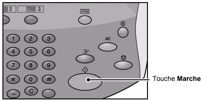 XEROX 4590 - Étape 4 - Lancement de la copie - 2