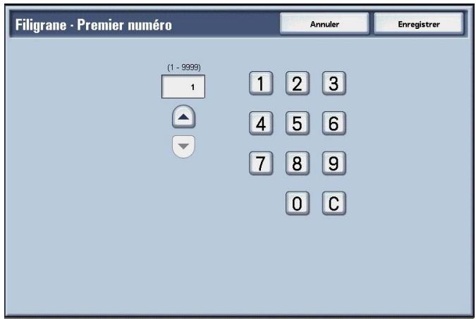 XEROX 4590 - Écran Filigranes -Premier numéro - 2