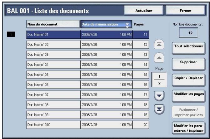 XEROX 4590 - Modification de documents enregistrés dans une boîte aux lettres - 3