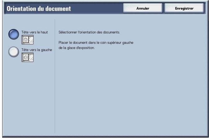 XEROX 4590 - Orientation du document (specification de l'orientation des documents charges) - 3