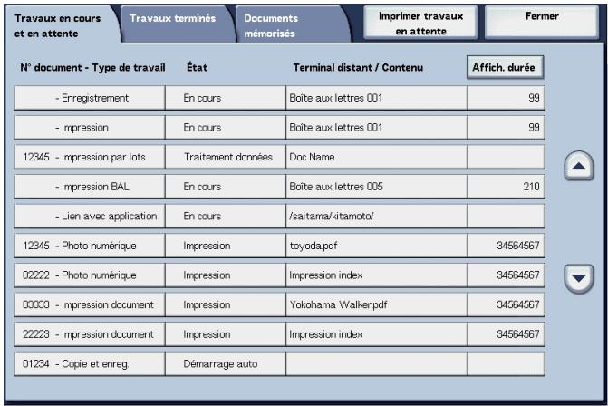 XEROX 4590 - Étape 5 - Vérification de l'état du travail - 3