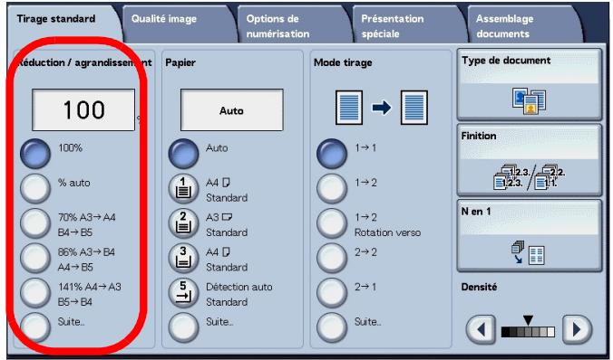 XEROX 4590 - Réduction / agrandissement (copies réduites ou agrandies) - 2