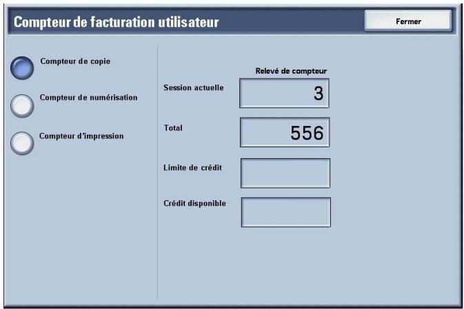 XEROX 4590 - Compteur de facturation utilisateur - 5