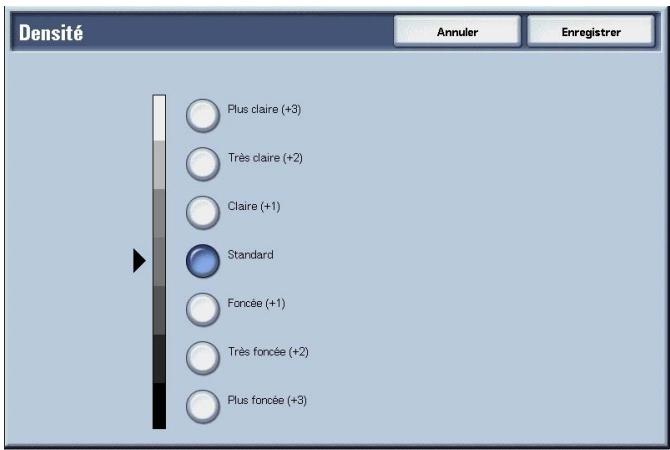 XEROX 4590 - Densité (réglage de la densité de copie) - 2