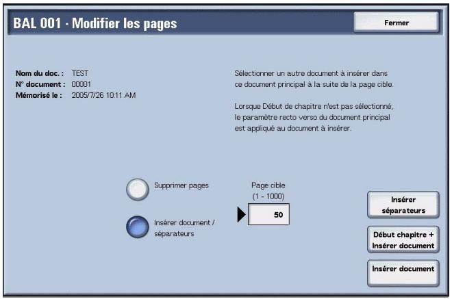 XEROX 4590 - Inséorer des documents/séparateurs - 3