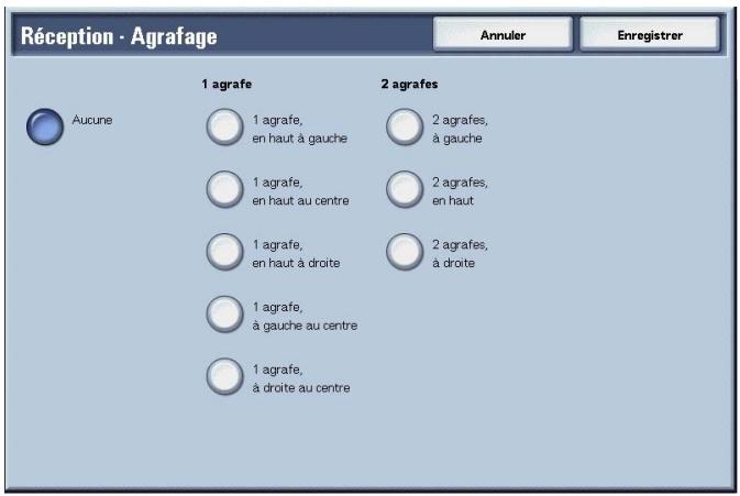 XEROX 4590 - Écran Réception - Agrafage - 3