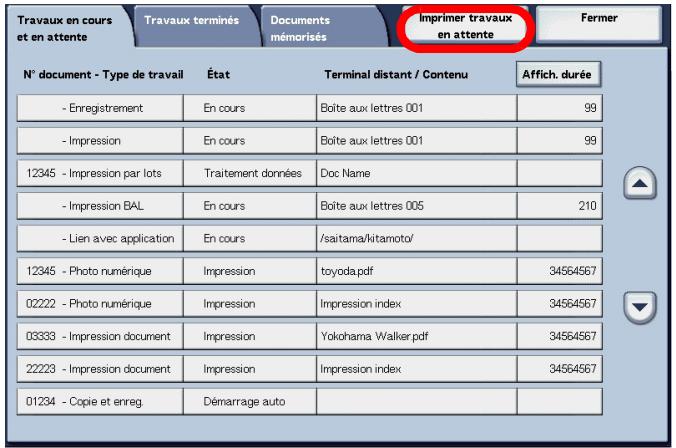 XEROX 4590 - Impression de travaux en attente - 3