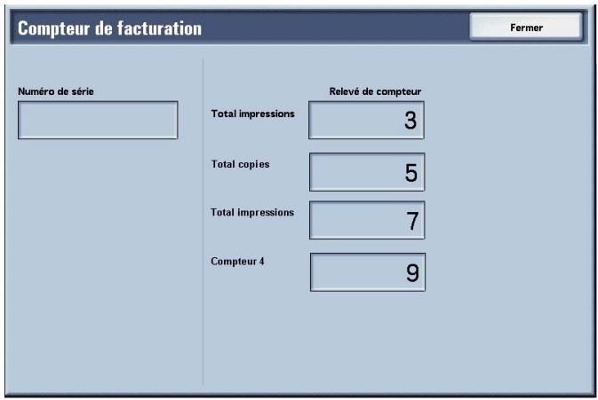 XEROX 4590 - Compteur de facturation - 2
