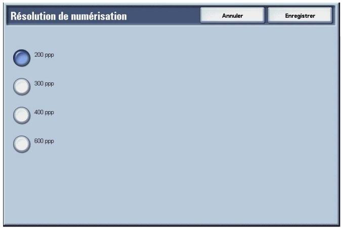 XEROX 4590 - Résolution de numérisation (Spécification d'une résolution de numérisation) - 2