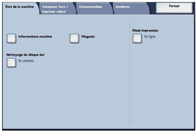 XEROX 4590 - État de la machine - 2